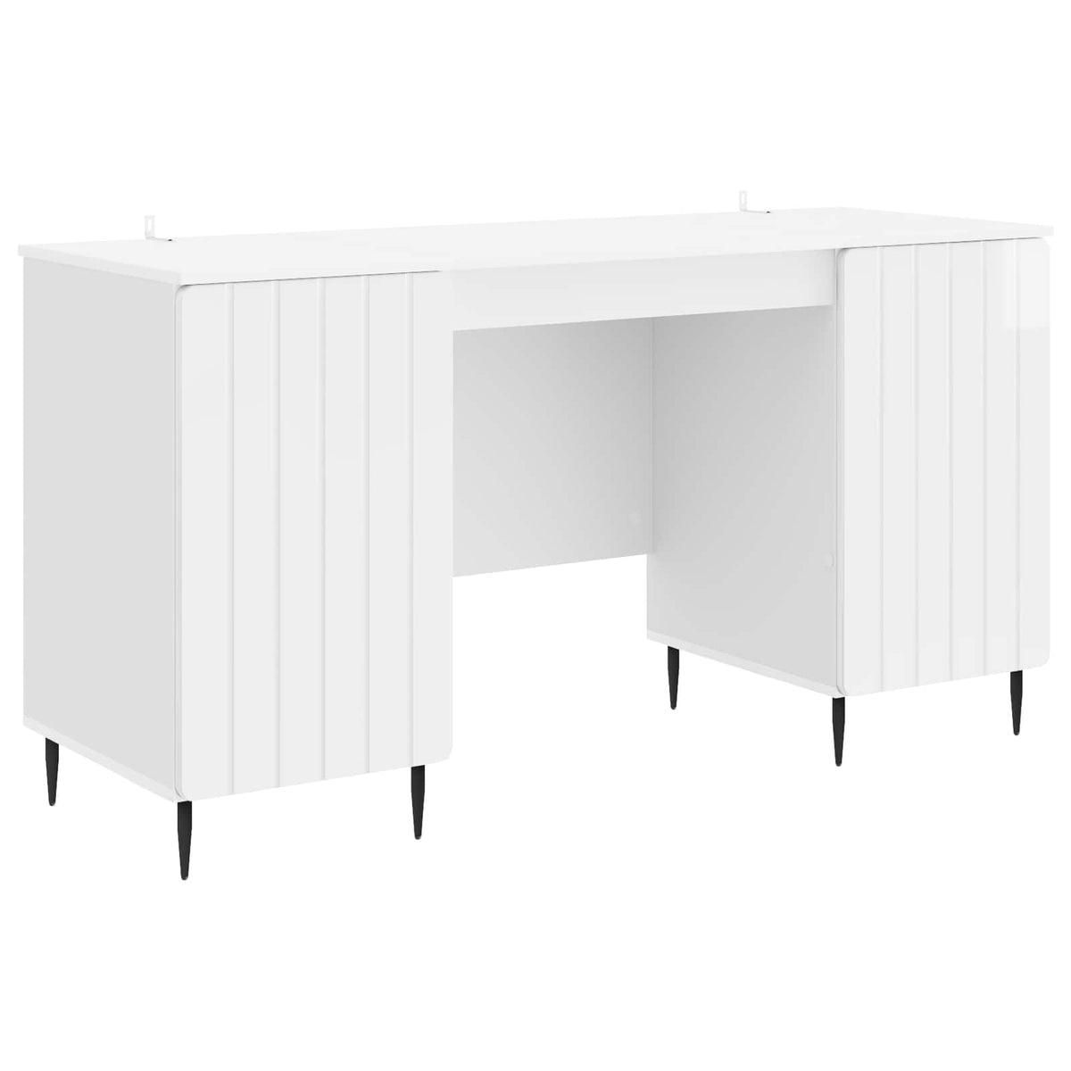 Bureau Blanc brillant 142,5 x 50 x 75 cm Bois d'ingénierie - XIOS