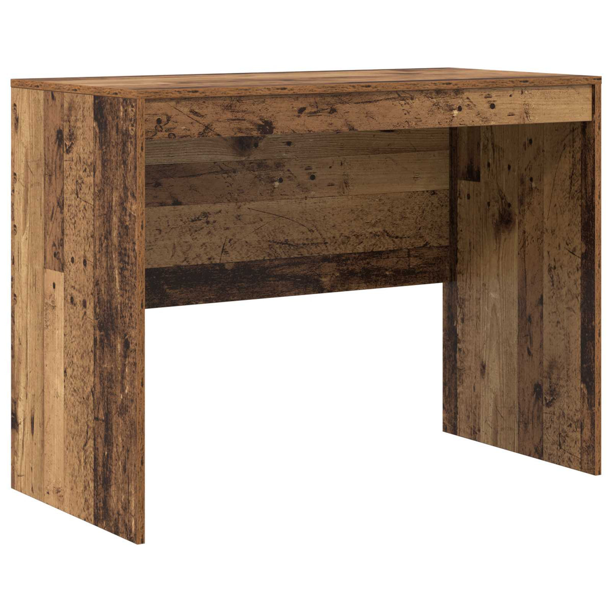 Bureau Bois ancien 145.5 x 50 x 127 cm 2 pc - XIOS