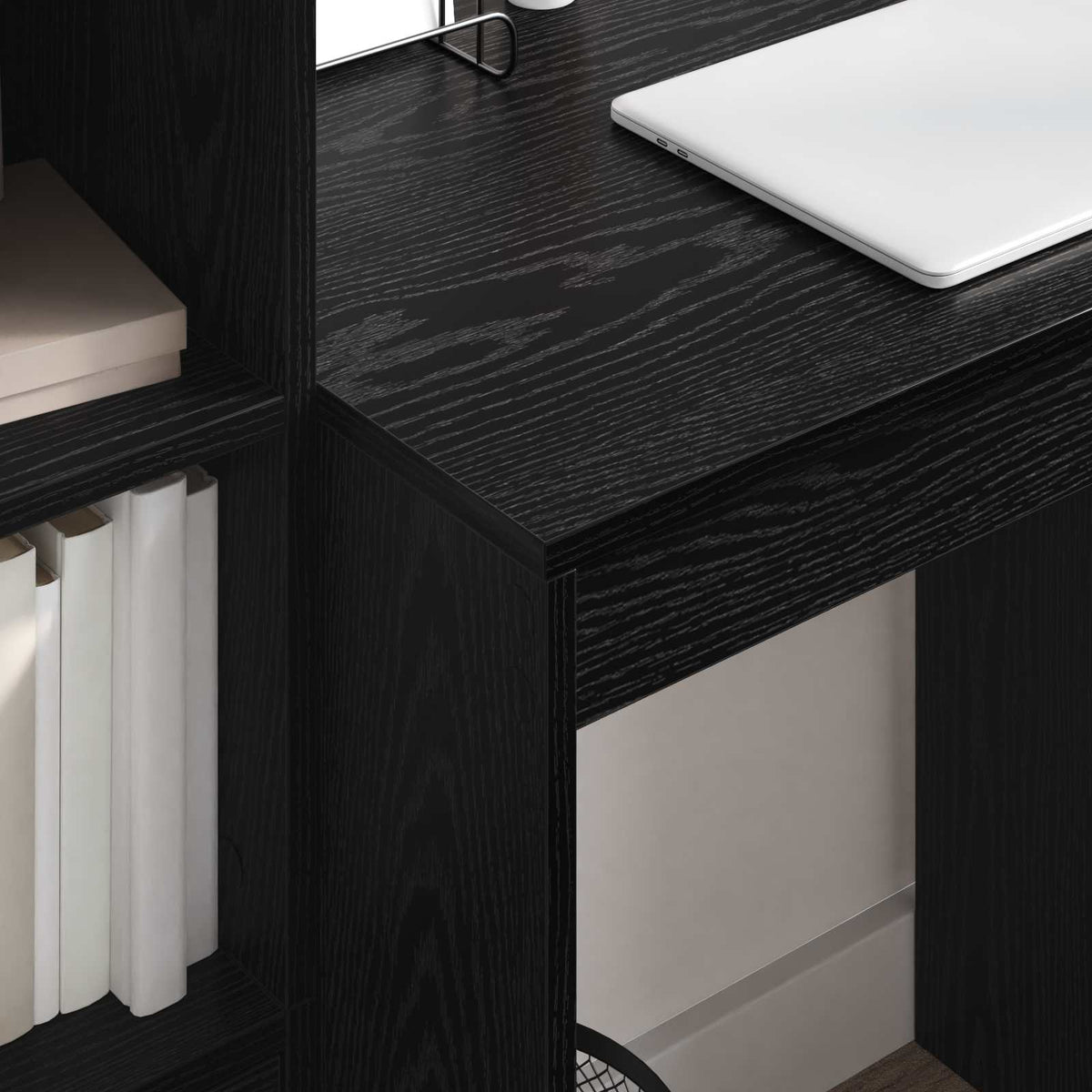 Bureau Chêne noir 115,5 x 50 x 127 cm 2 pc - XIOS