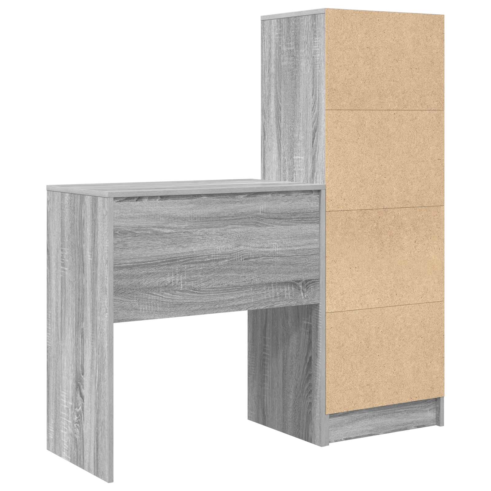 Bureau Gris Sonoma 115,5 x 40 x 127 cm 2 pc - XIOS