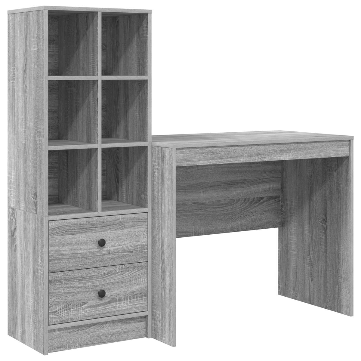 Bureau Gris Sonoma 135,5 x 50 x 127 cm 2 pc - XIOS