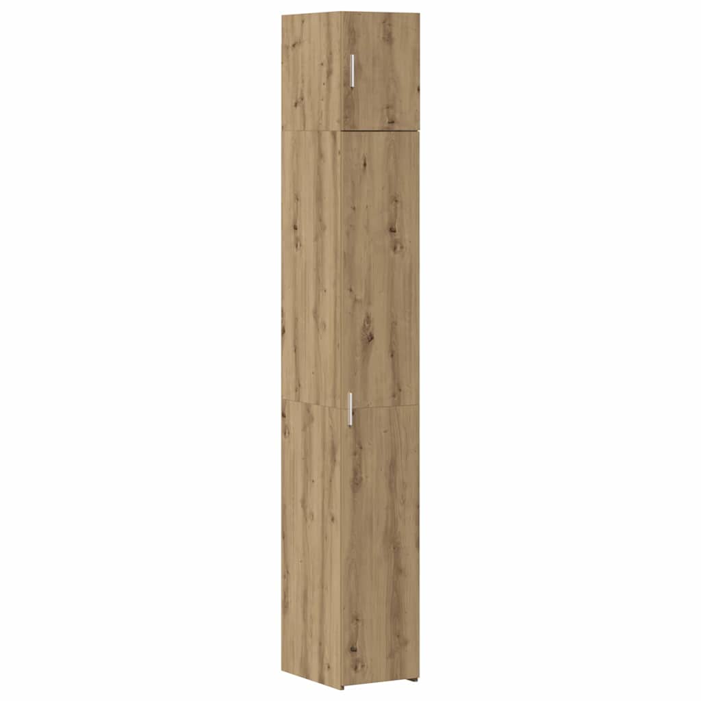 Cabinet de rangement avec étagères Chêne artisanal - XIOS
