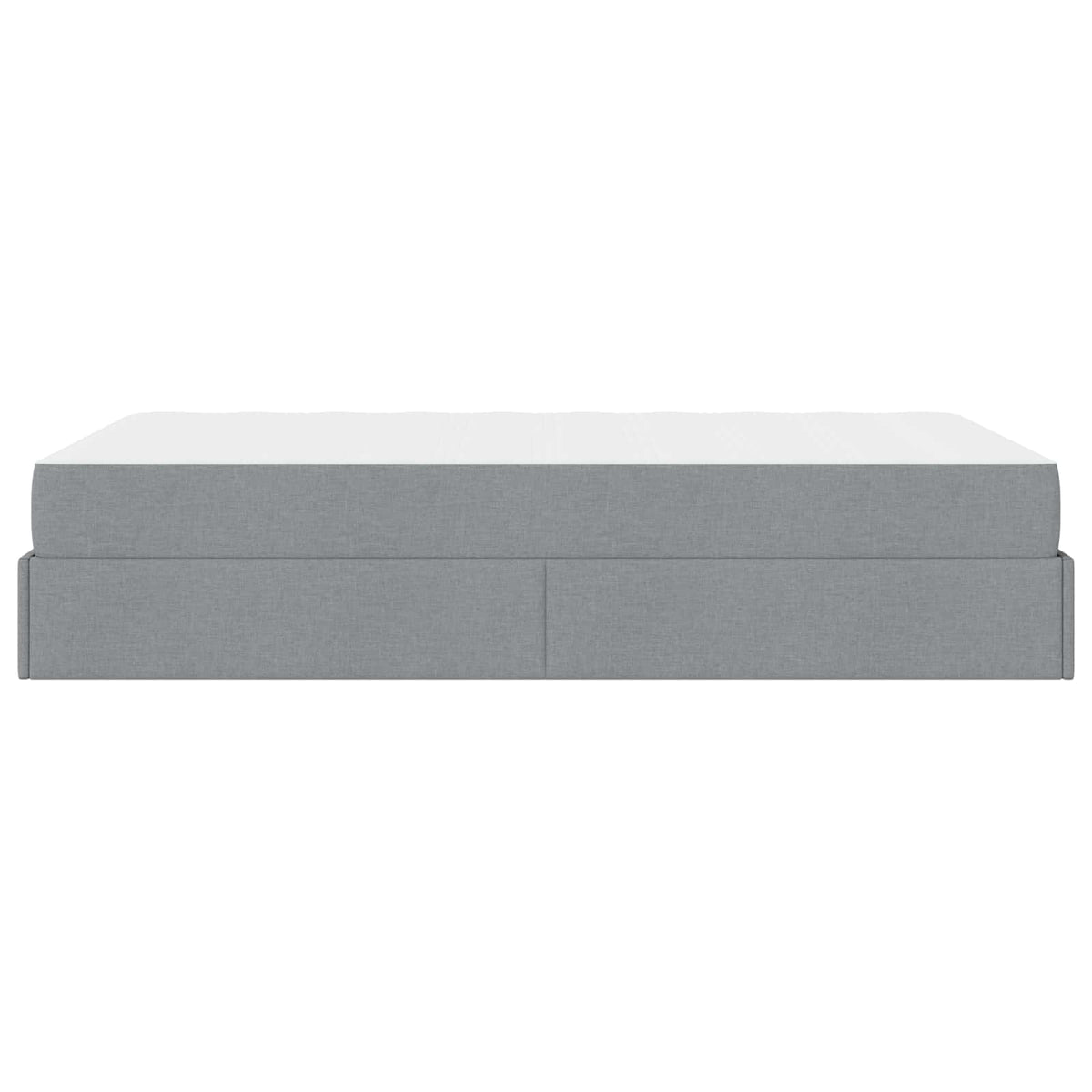 Cadre de lit avec matelas 2 pc Gris clair tissu - XIOS