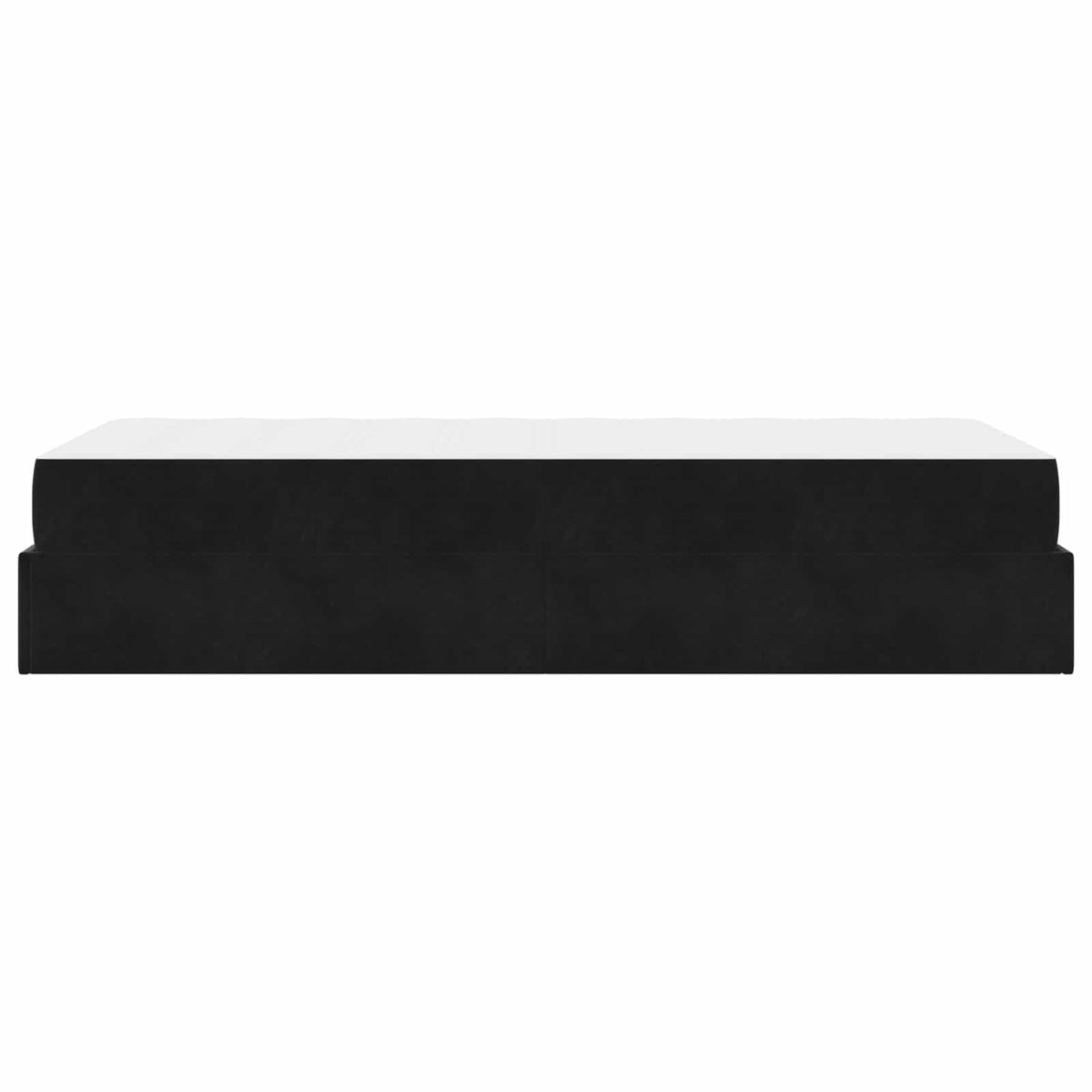 Cadre de lit avec matelas 2 pc Noir Velours - XIOS