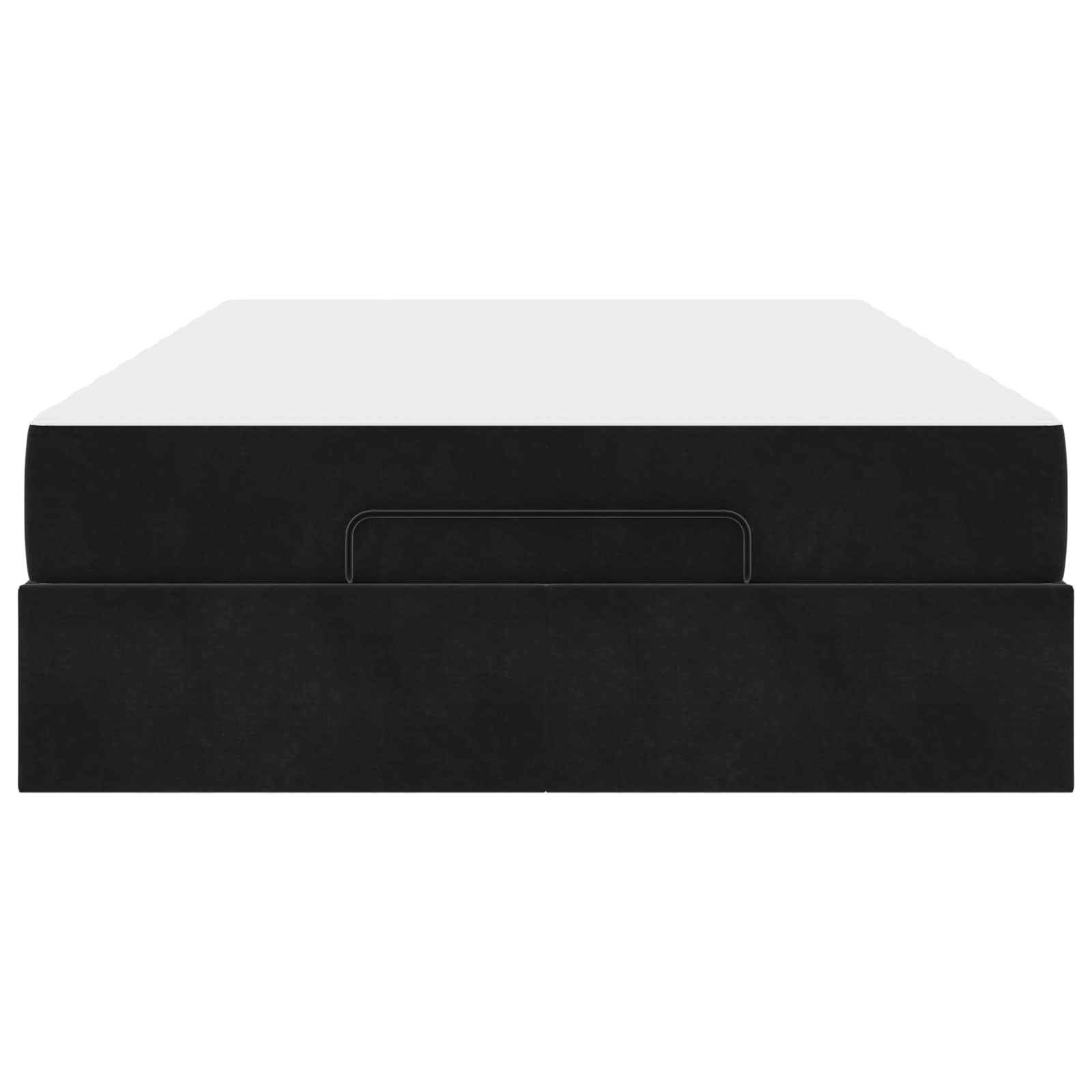 Cadre de lit avec matelas 2 pc Noir Velours - XIOS