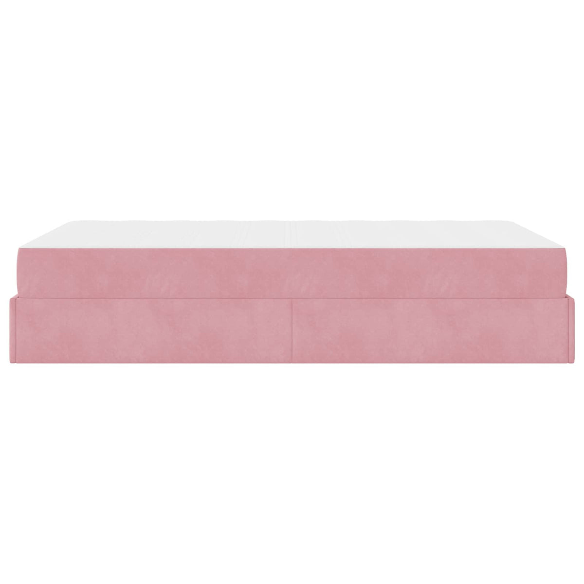 Cadre de lit avec matelas 2 pc Rose Velours - XIOS