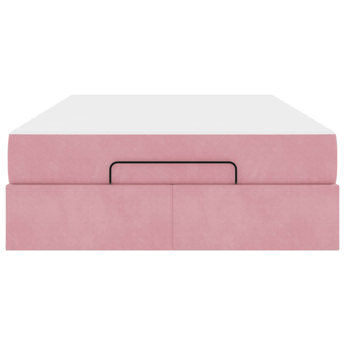 Cadre de lit avec matelas 2 pc Rose Velours - XIOS