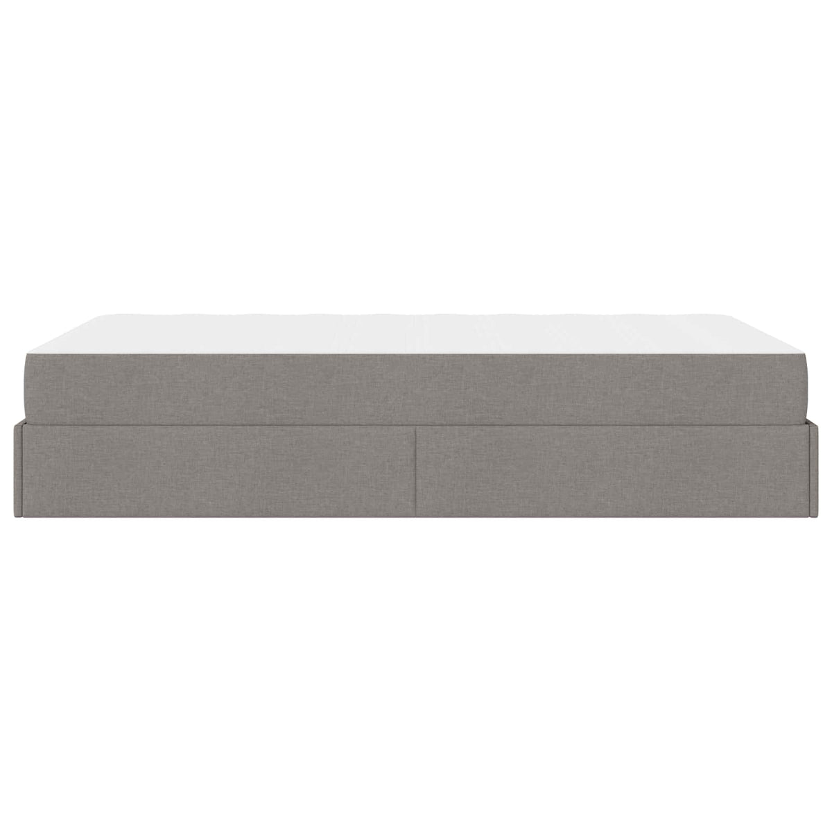 Cadre de lit avec matelas 2 pc Taupe tissu - XIOS