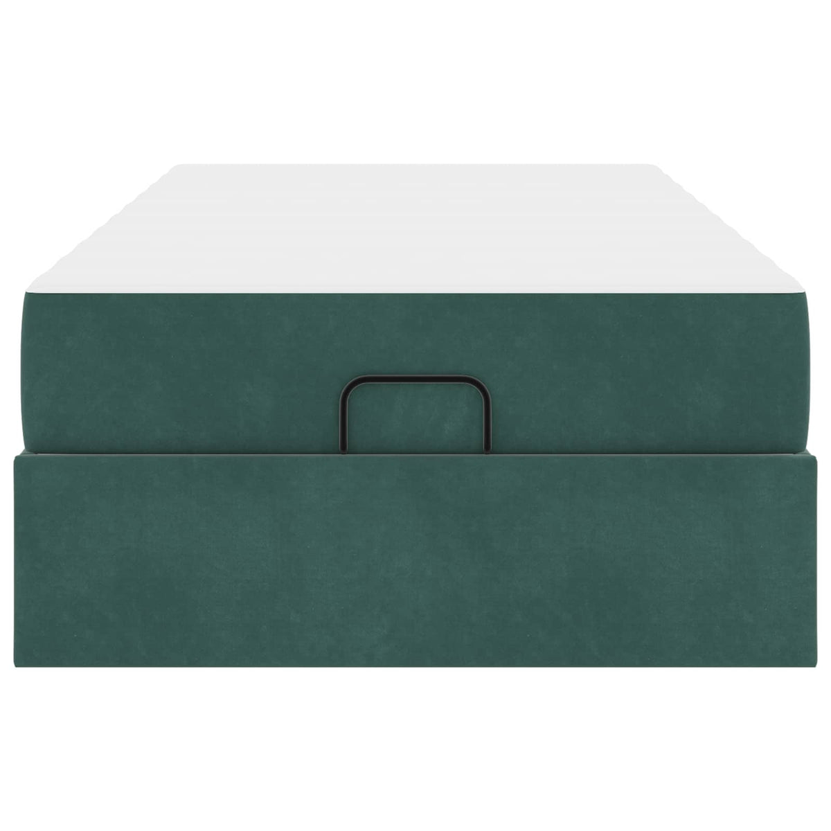 Cadre de lit avec matelas 2 pc Vert Velours - XIOS