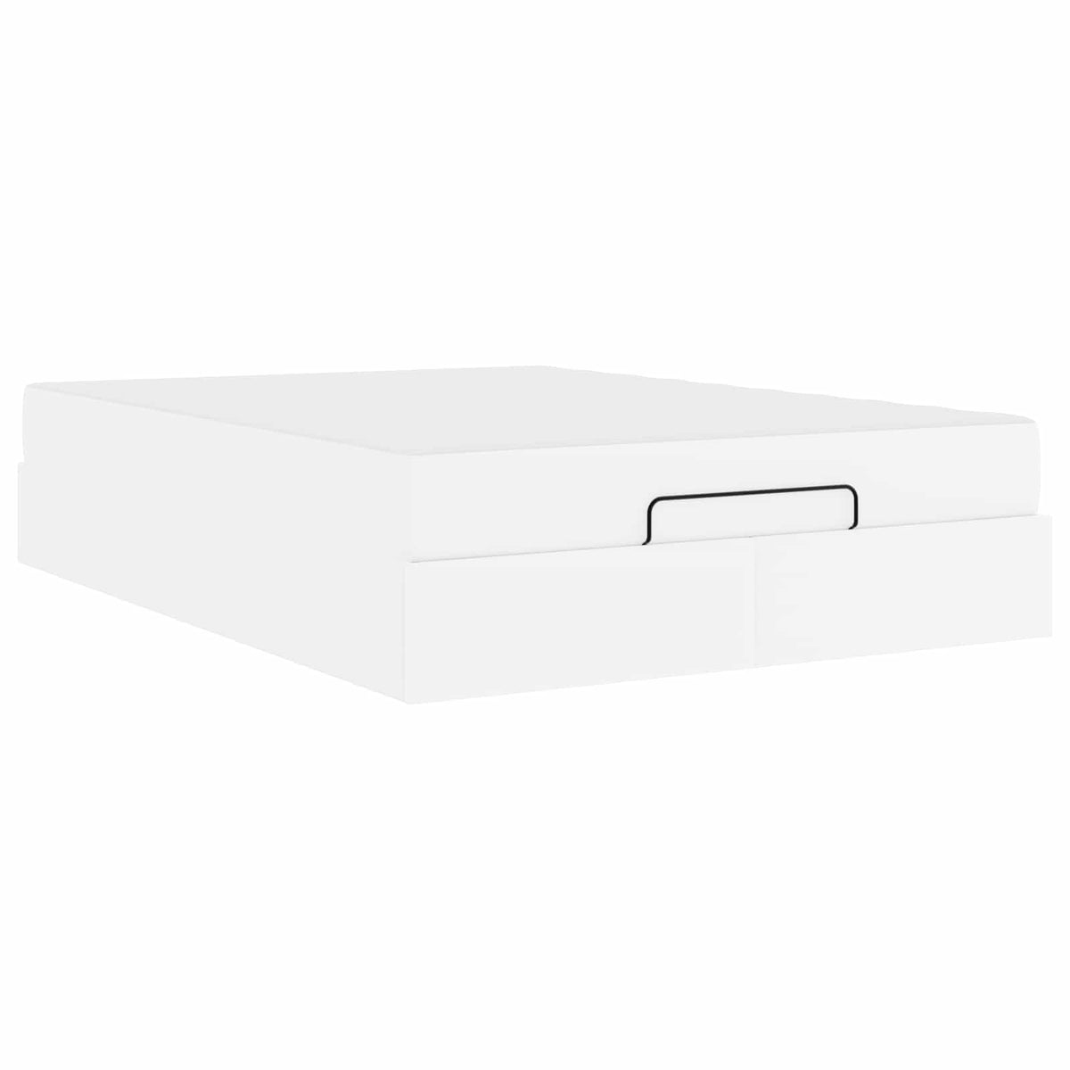 Cadre de lit avec matelas Autre 2 pc Blanc PVC - XIOS