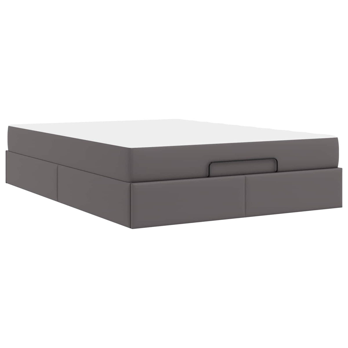 Cadre de lit avec matelas Autre 2 pc Gris PVC - XIOS