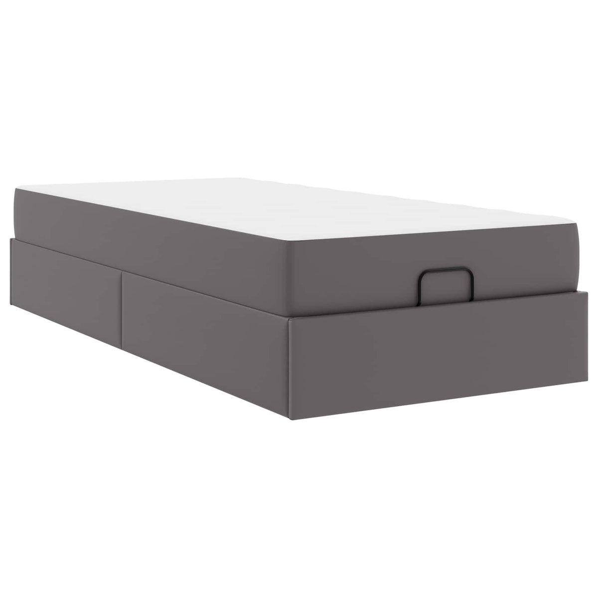 Cadre de lit avec matelas Autre 2 pc Gris PVC - XIOS