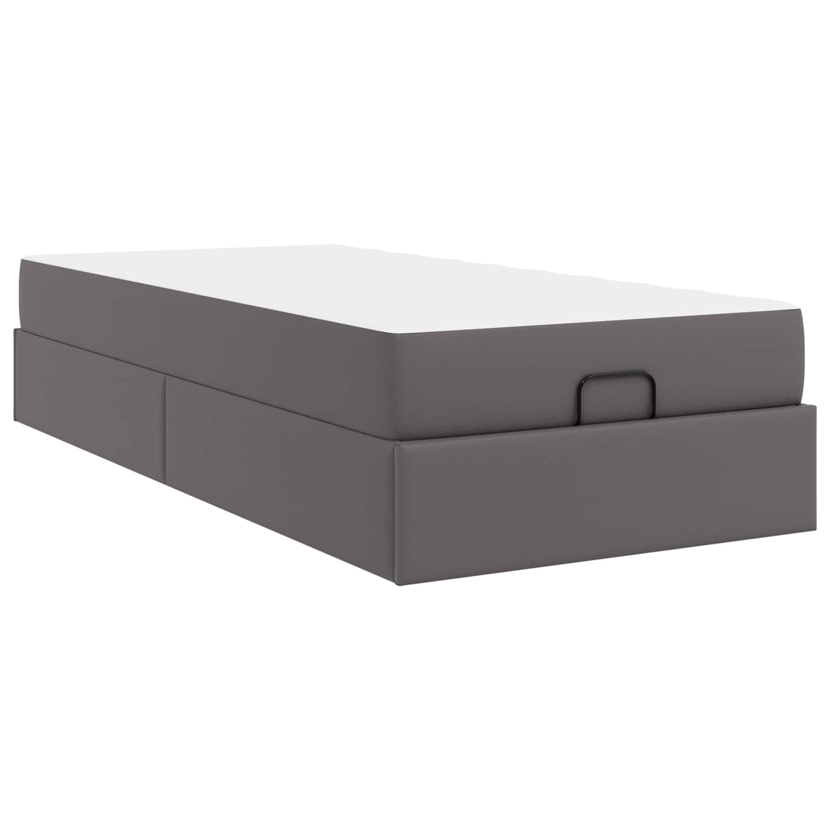 Cadre de lit avec matelas Autre 2 pc Gris PVC - XIOS