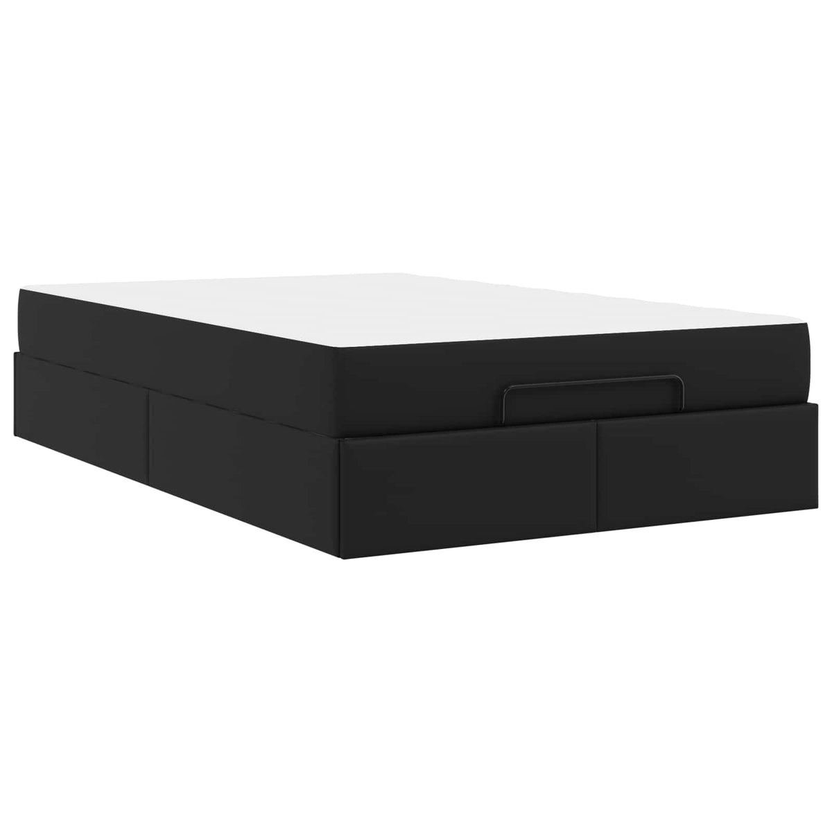 Cadre de lit avec matelas Autre 2 pc Noir PVC - XIOS