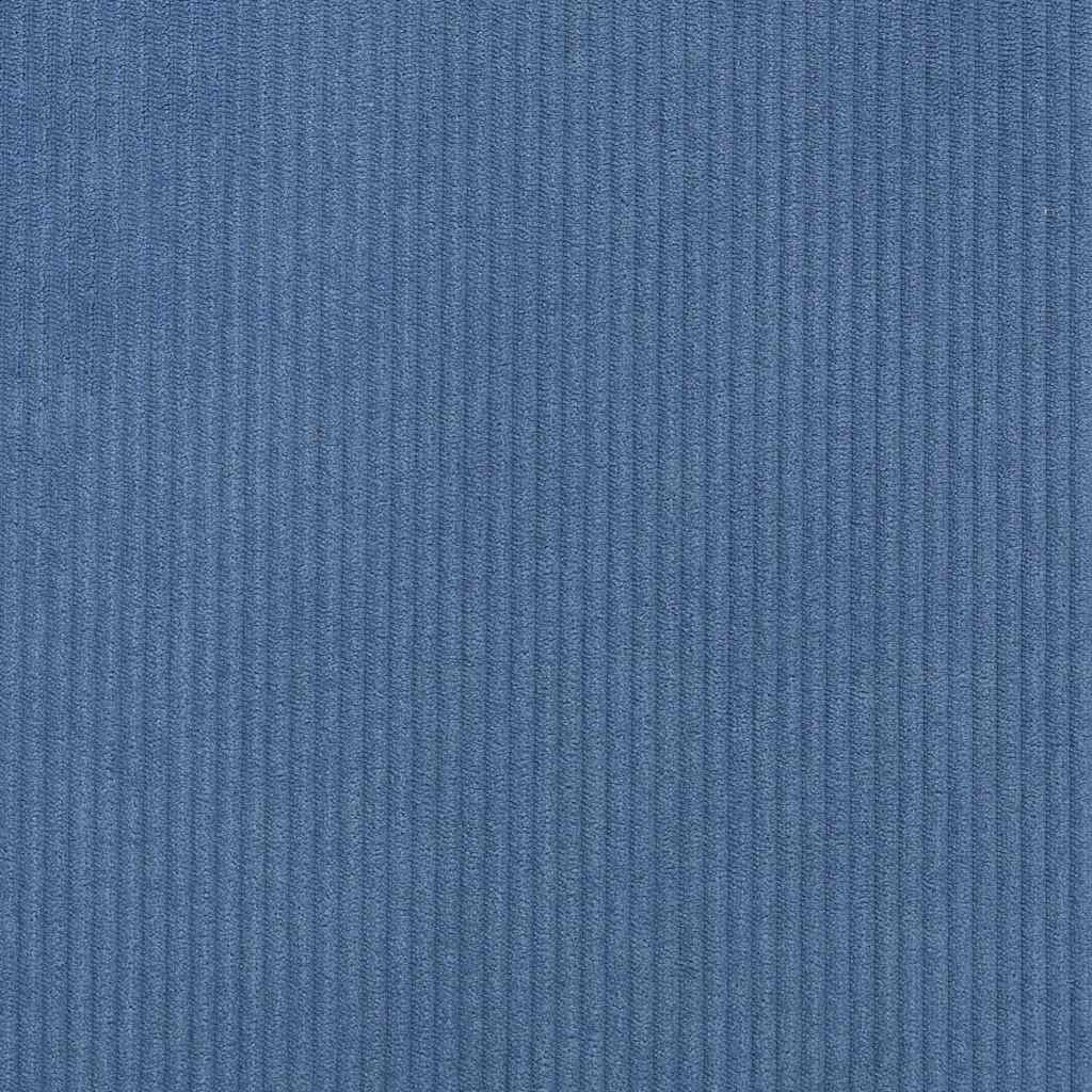 Cadre de lit avec matelas Bleu 140 x 190 cm tissu - XIOS