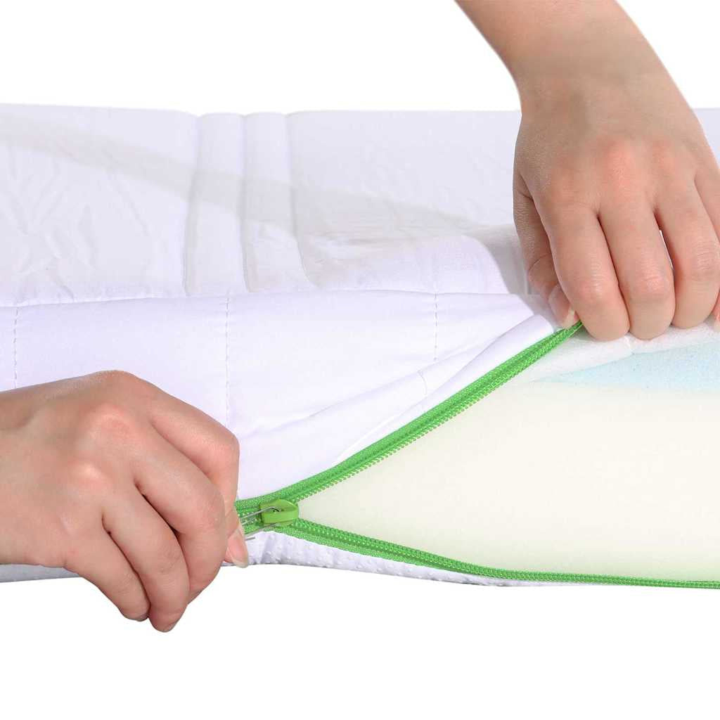 Cadre de lit avec matelas extensible Blanc 80 x 200 cm - XIOS