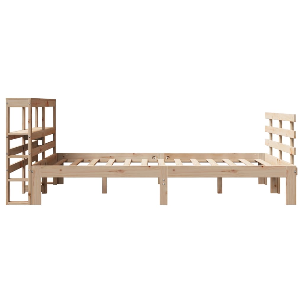 Cadre de lit avec tête de lit sans matelas 140x190 cm - XIOS
