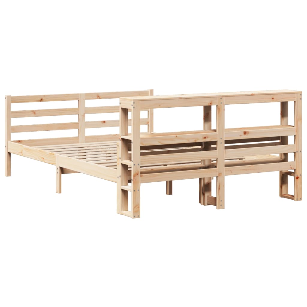 Cadre de lit avec tête de lit sans matelas 140x200 cm - XIOS