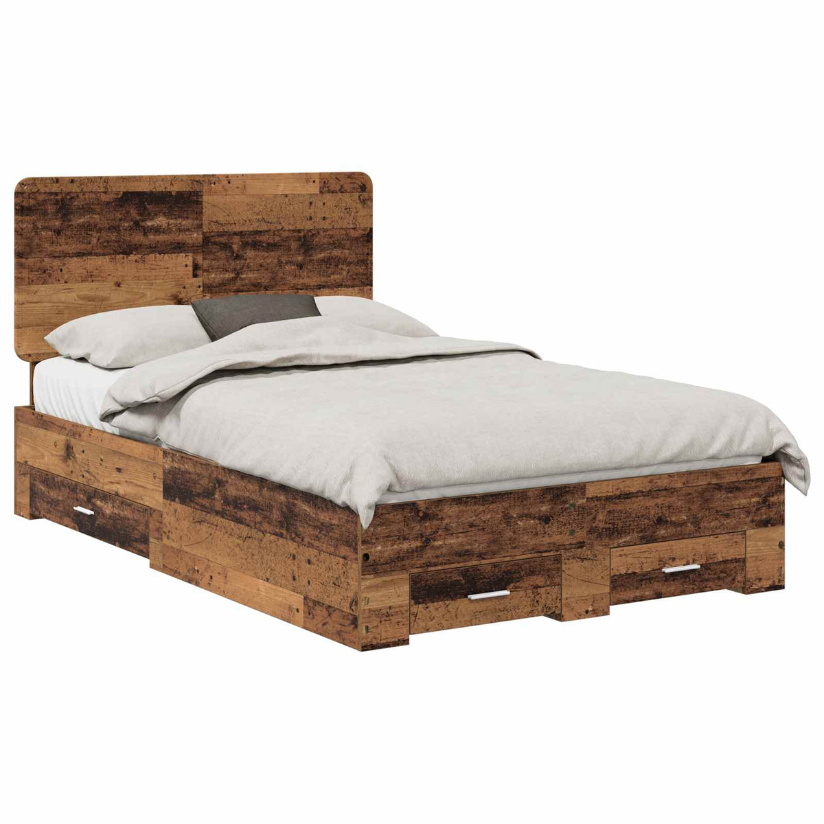 Cadre de lit Bois ancien 120 x 190 cm Bois d’ingénierie - XIOS