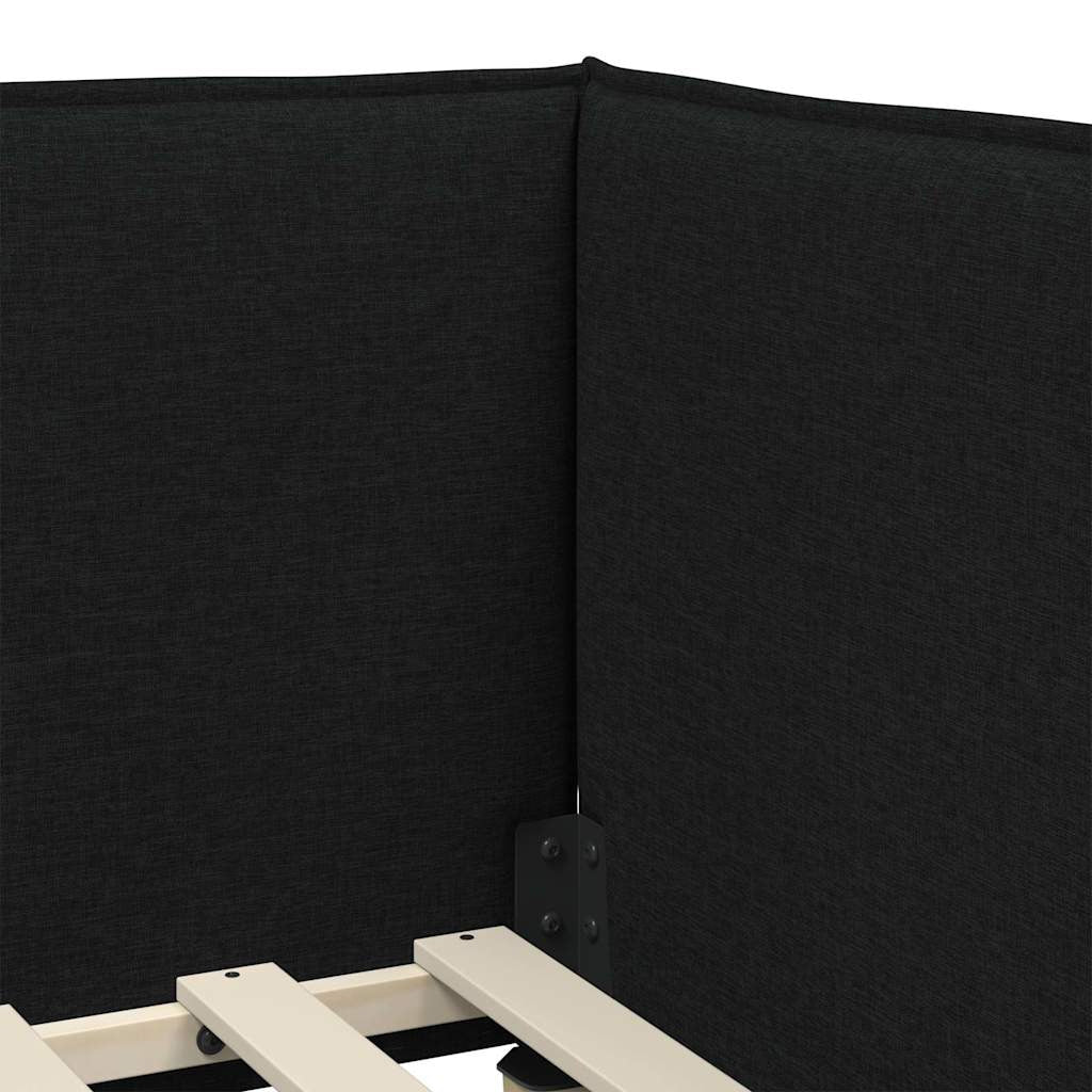 Cadre de lit d’angle avec matelas 2 pc Vert Velours - XIOS