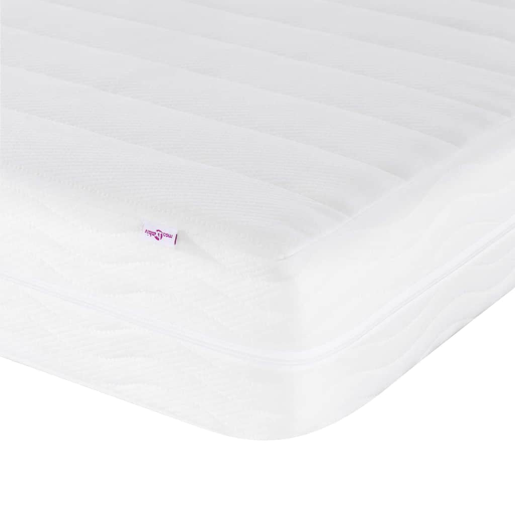 Cadre de lit d’angle avec matelas Autre 2 pc Gris clair tissu - XIOS