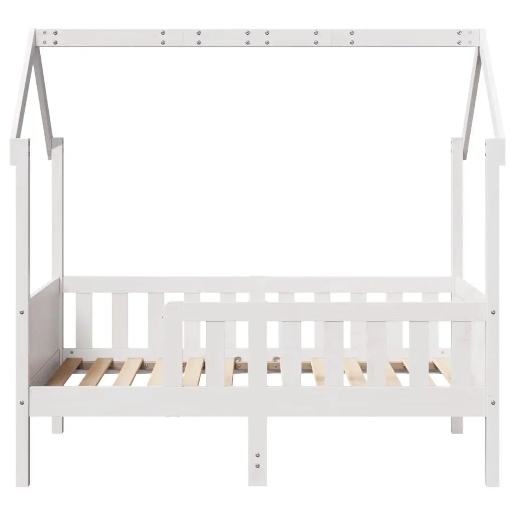 Cadre de lit d’enfants forme de maison sans matelas pin - XIOS