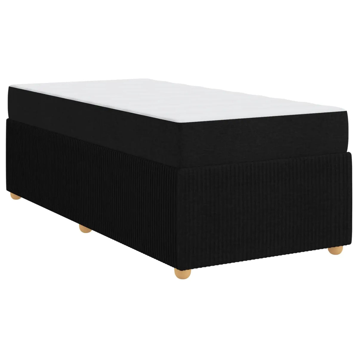 Cadre de lit Noir 90 x 200 cm tissu - XIOS