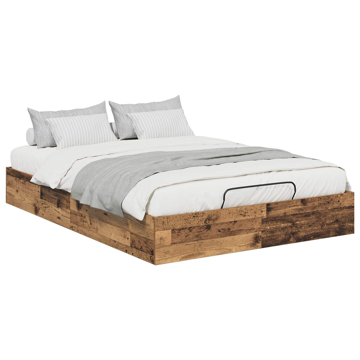 Cadre de lit ottoman Bois ancien 193 x 140 x 25 cm - XIOS