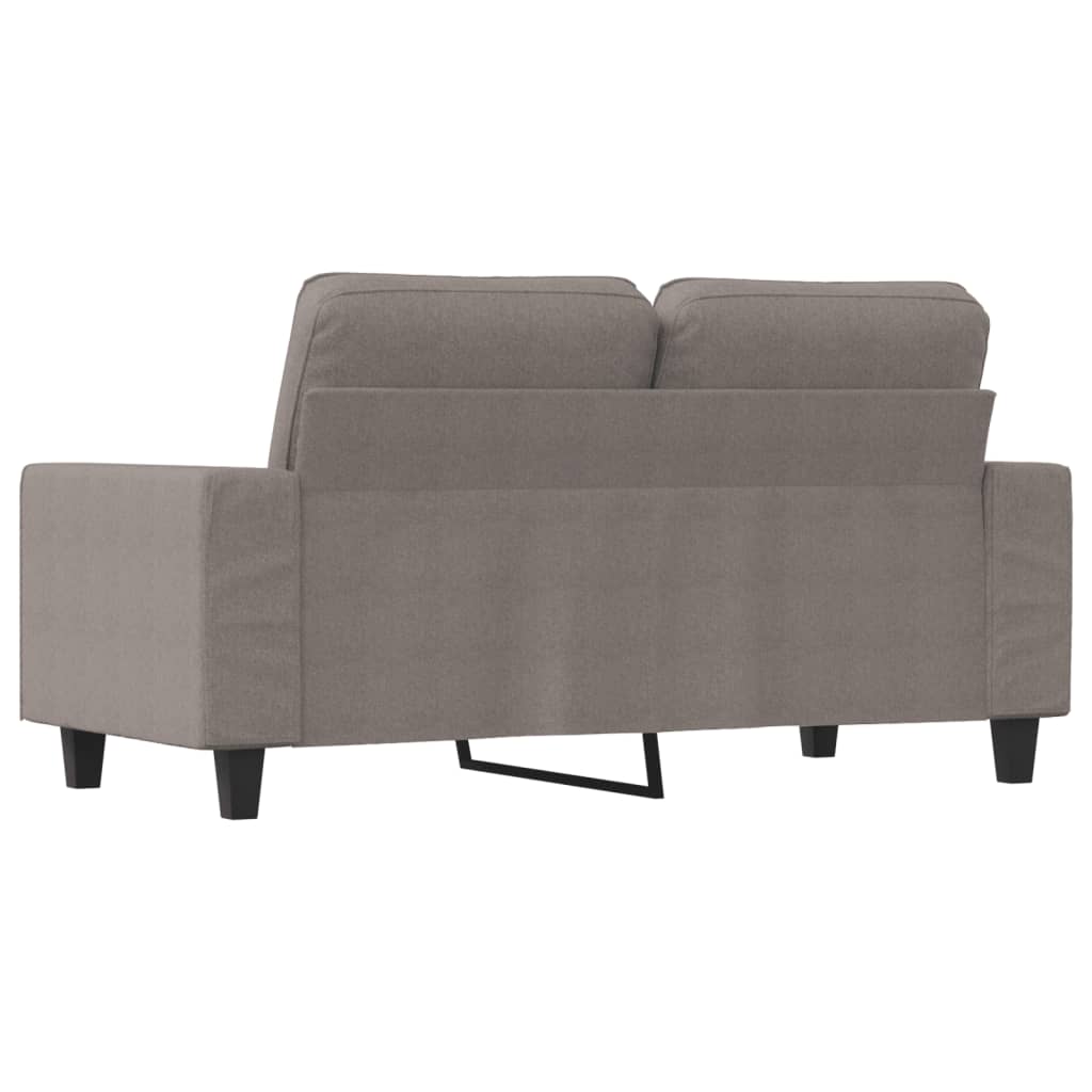 Canapé à 2 places Taupe 120 cm Tissu - XIOS