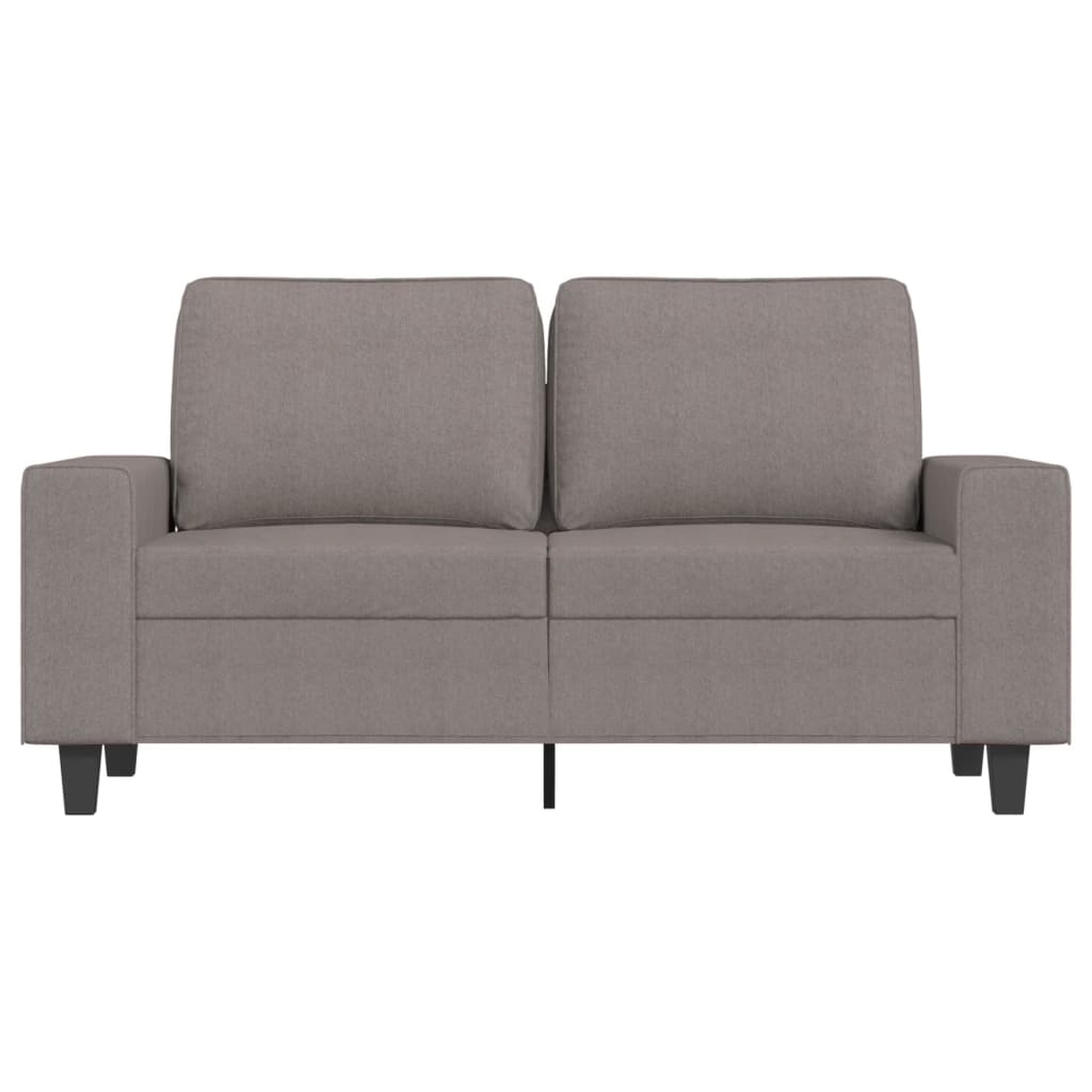 Canapé à 2 places Taupe 120 cm Tissu - XIOS