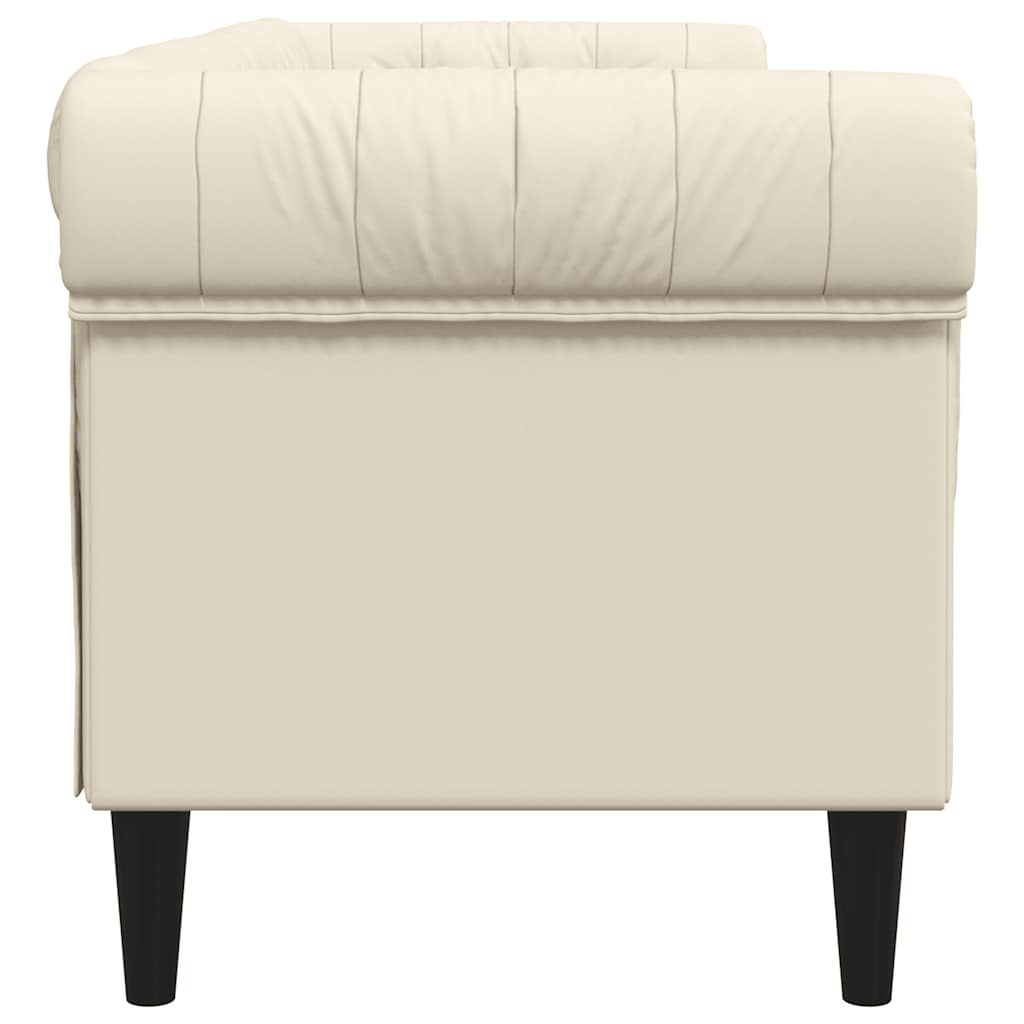 Canapé Chesterfield 3 places lin - XIOS