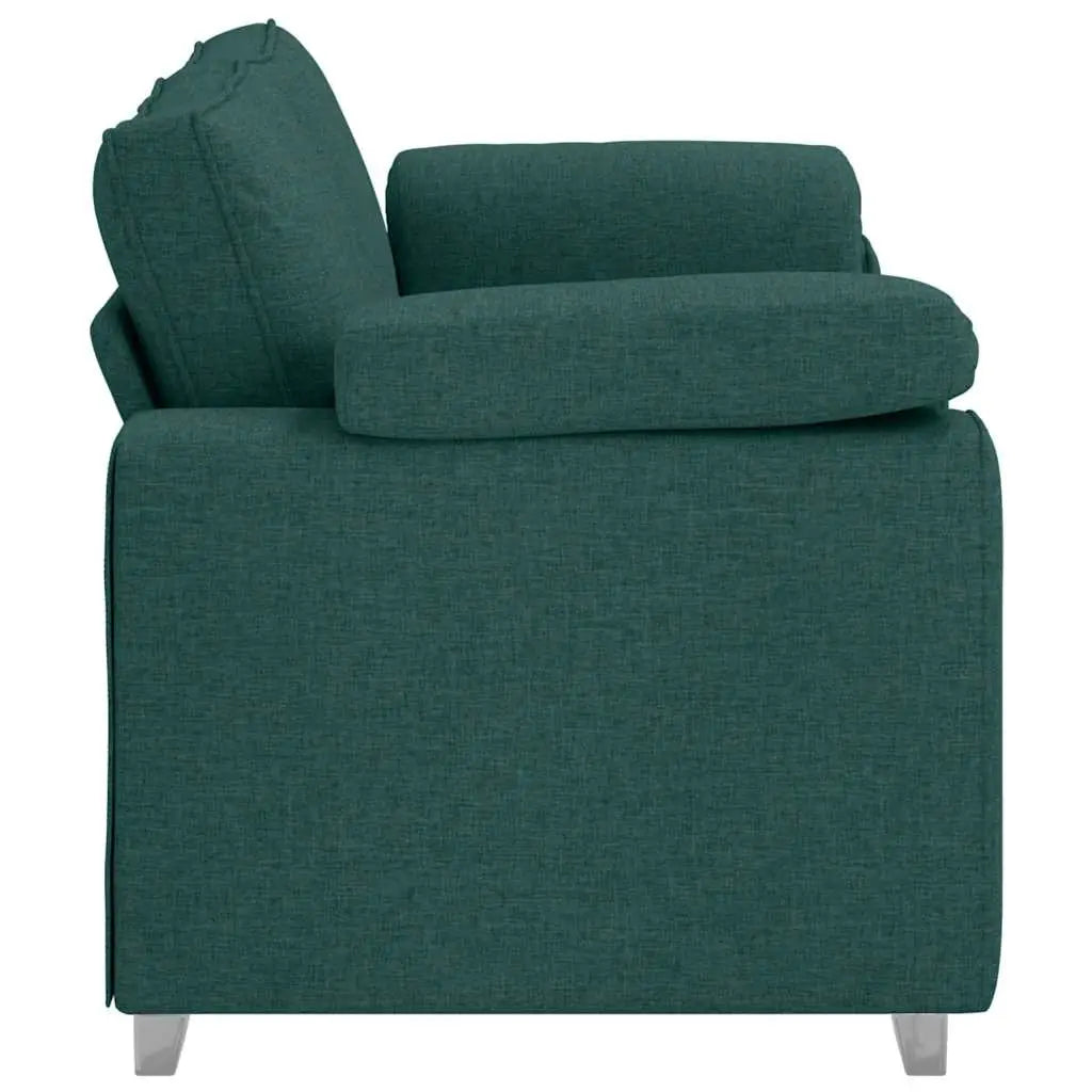 Canapé deux places Vert foncé 180 cm tissu - XIOS