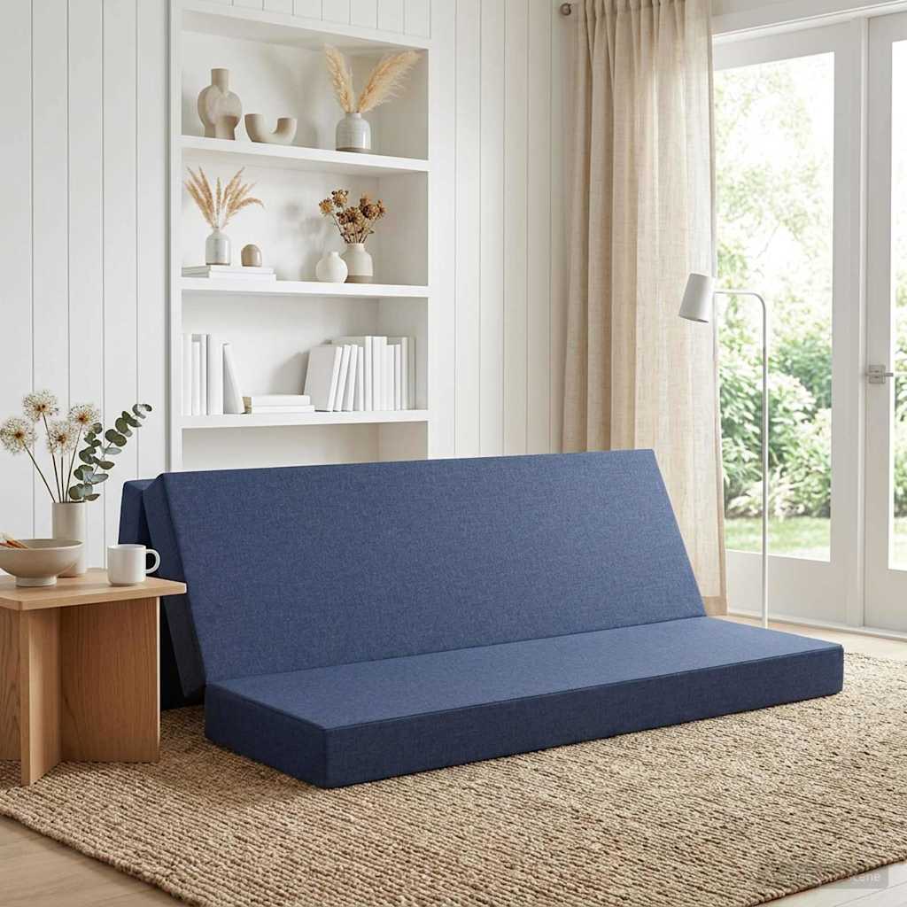 Canapé-lit pliable 200 x 67 x 45 cm Bleu - XIOS