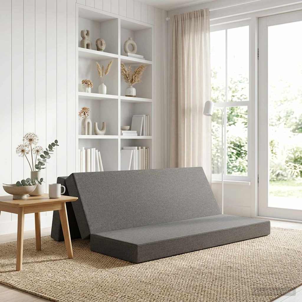 Canapé-lit pliable 200 x 67 x 45 cm Gris clair - XIOS