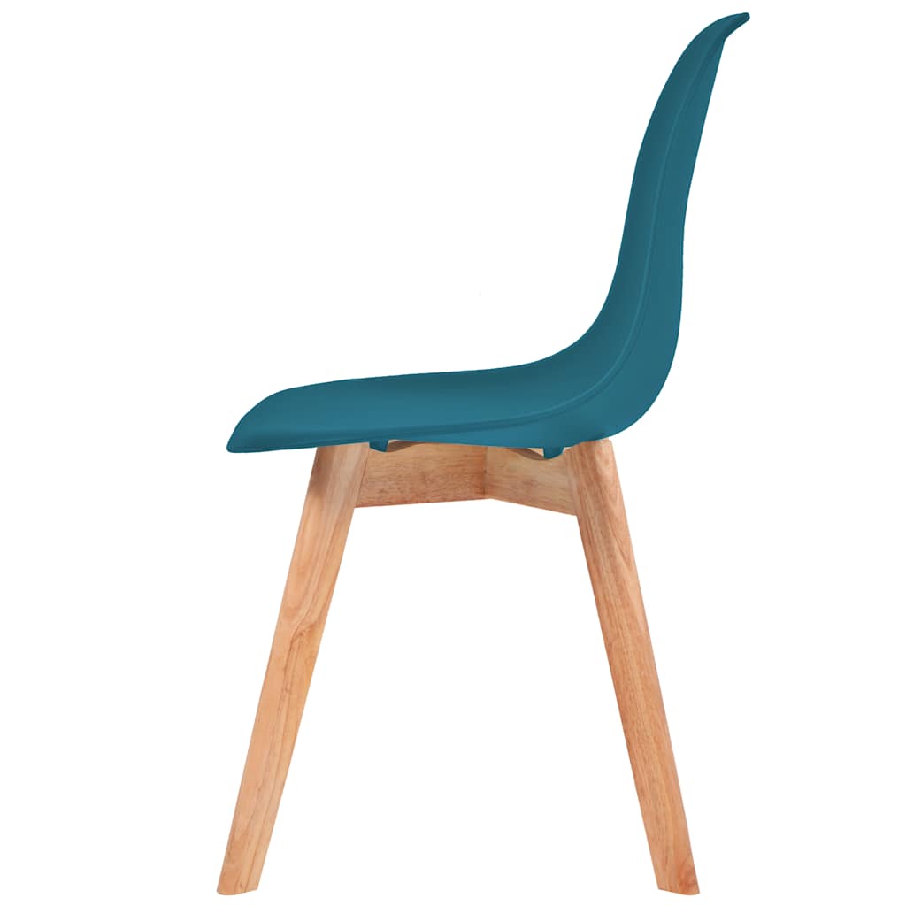 Chaises à manger lot de 6 Turquoise Plastique - XIOS