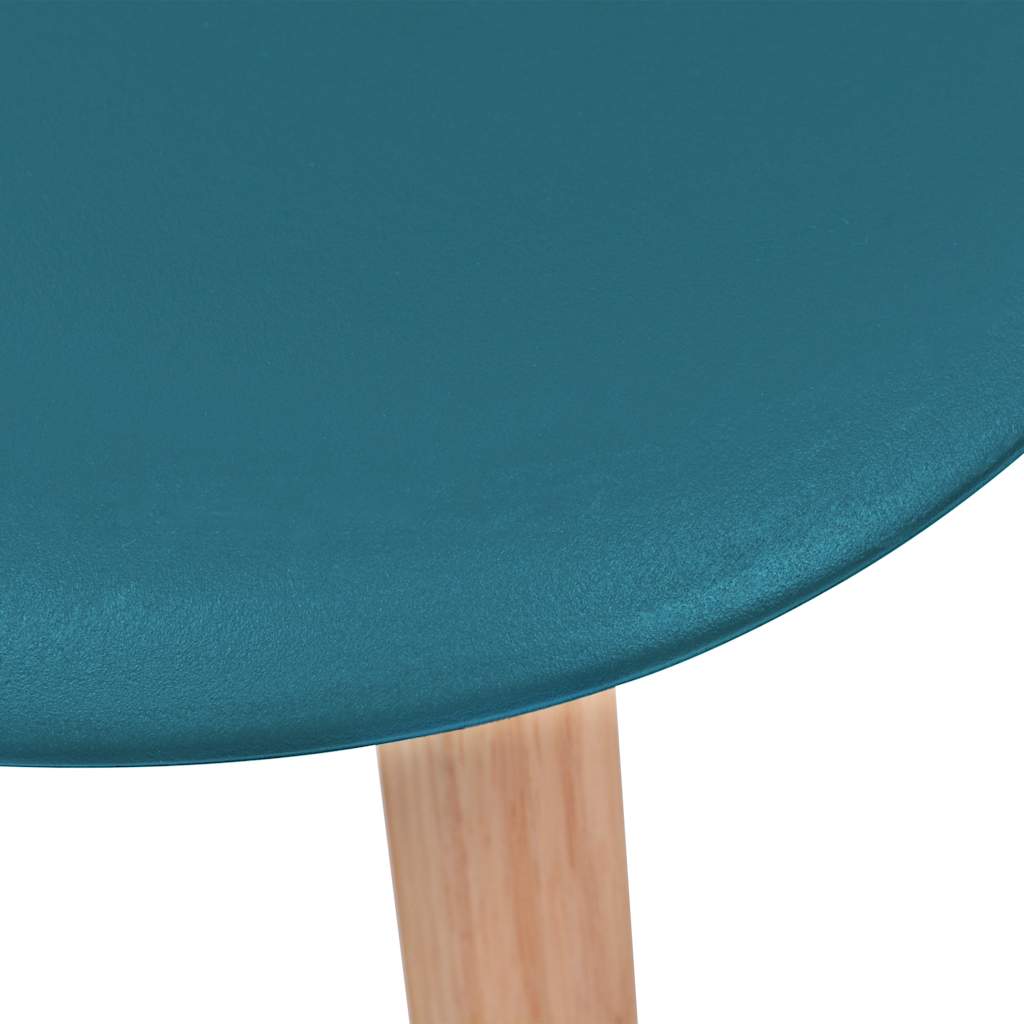 Chaises à manger lot de 6 Turquoise Plastique - XIOS
