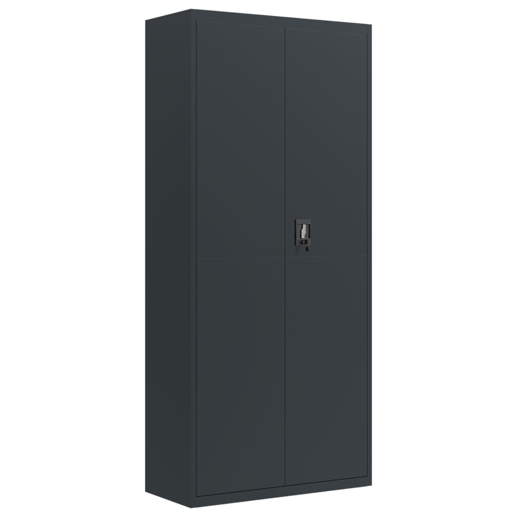Classeur anthracite 90x40x200 cm Acier - XIOS