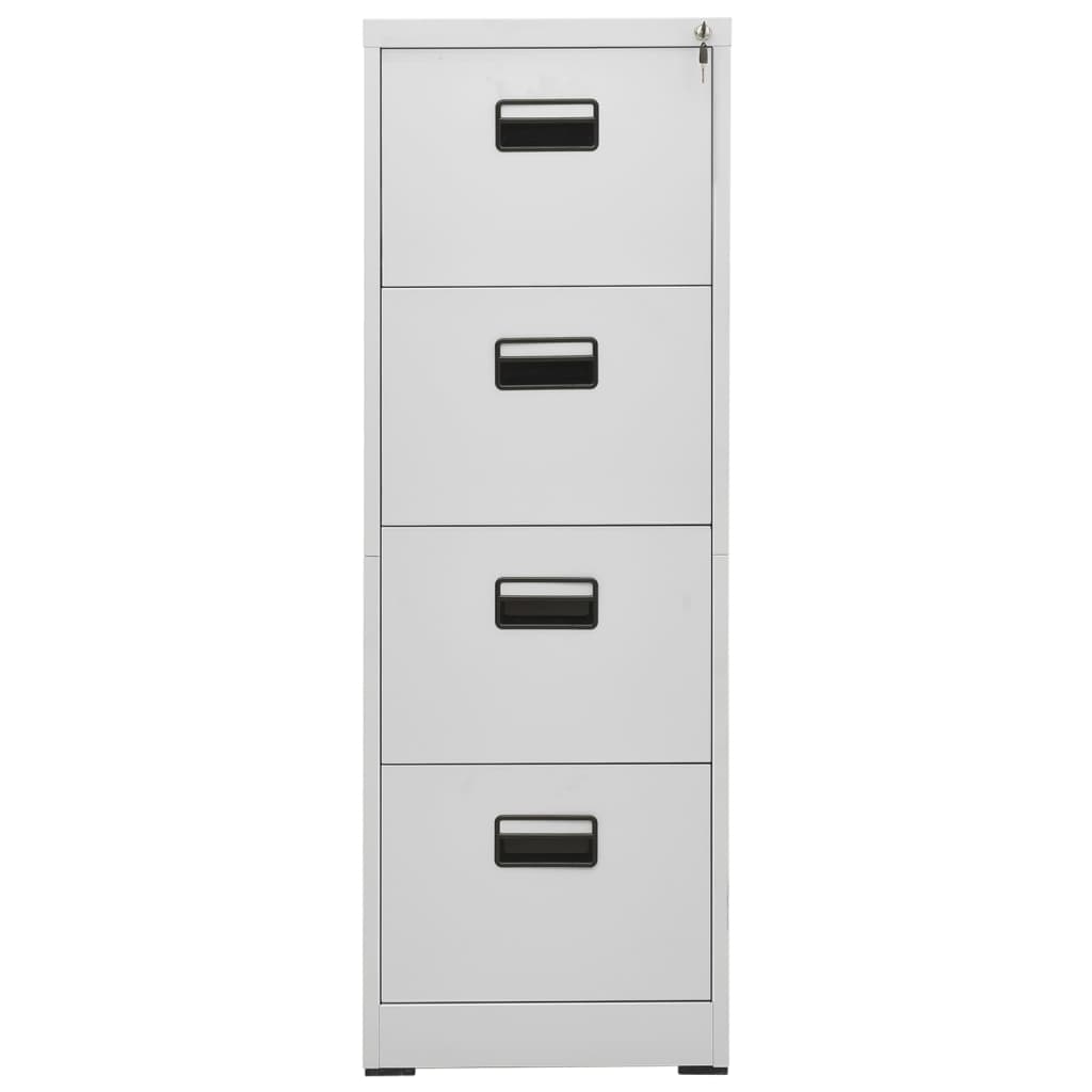 Classeur Gris clair 46x62x133 cm Acier - XIOS