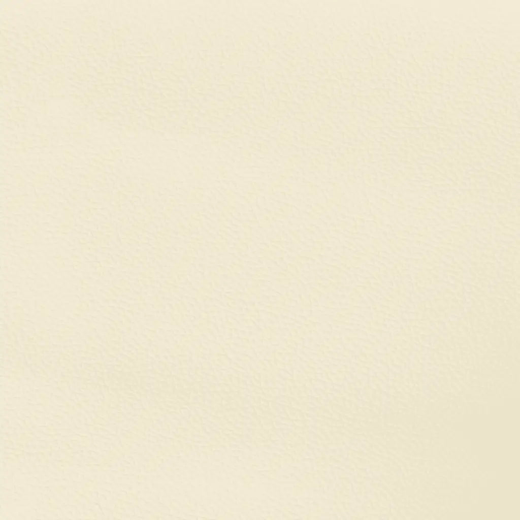 Sommier à lattes de lit avec matelas Crème 180x200cm Similicuir - XIOS