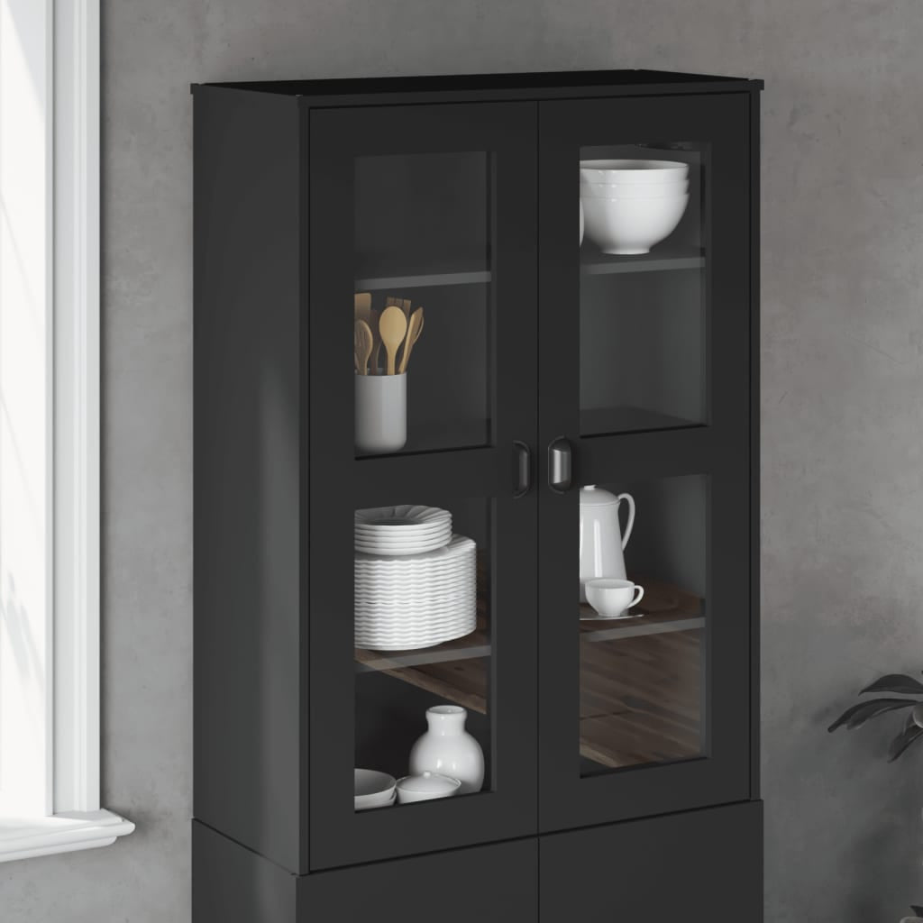 Dessus pour buffet VIKEN noir bois d’ingénierie - XIOS