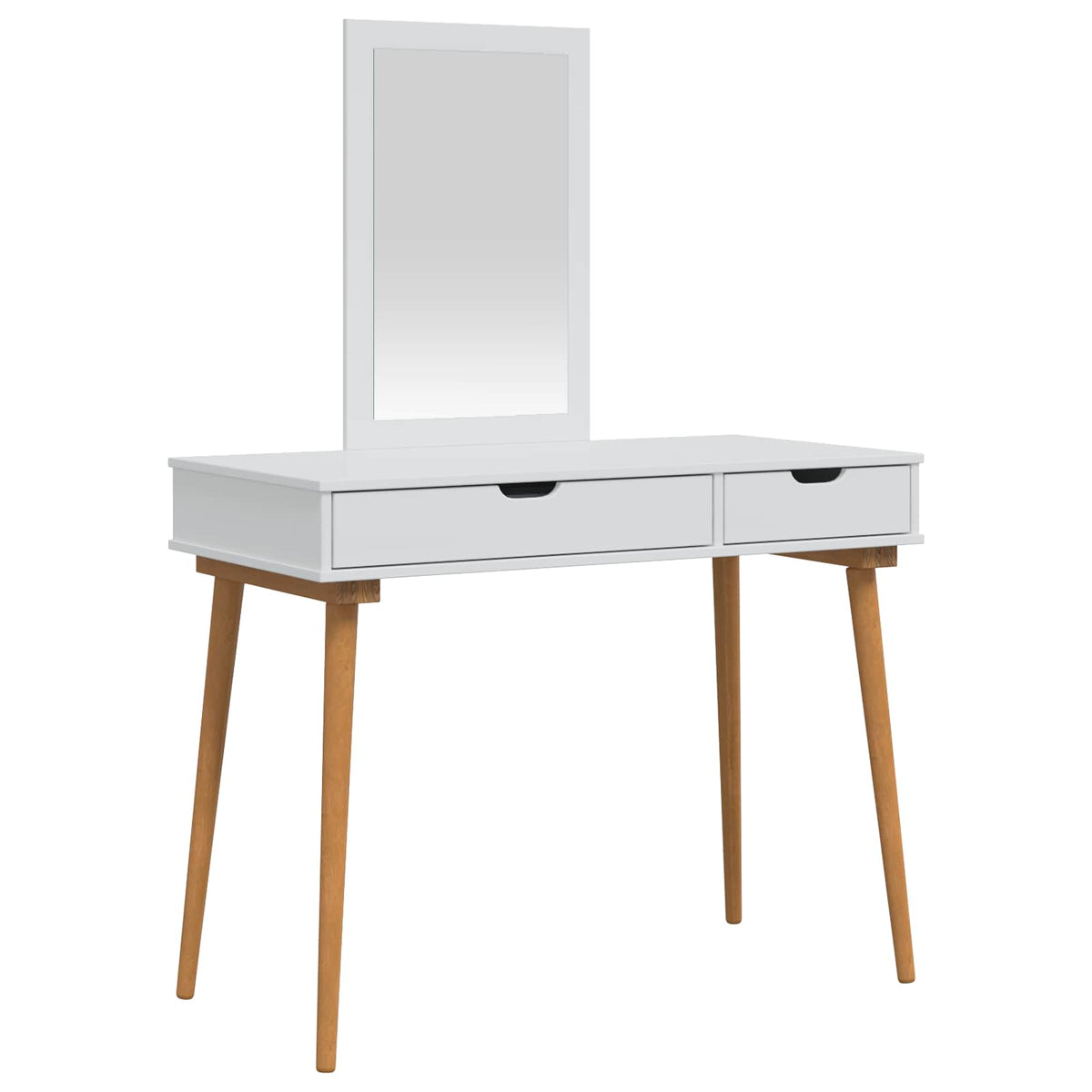 Ensemble de Coiffeuse FAUSKE 2 pc Blanc 100 x 50 x 143 cm - XIOS