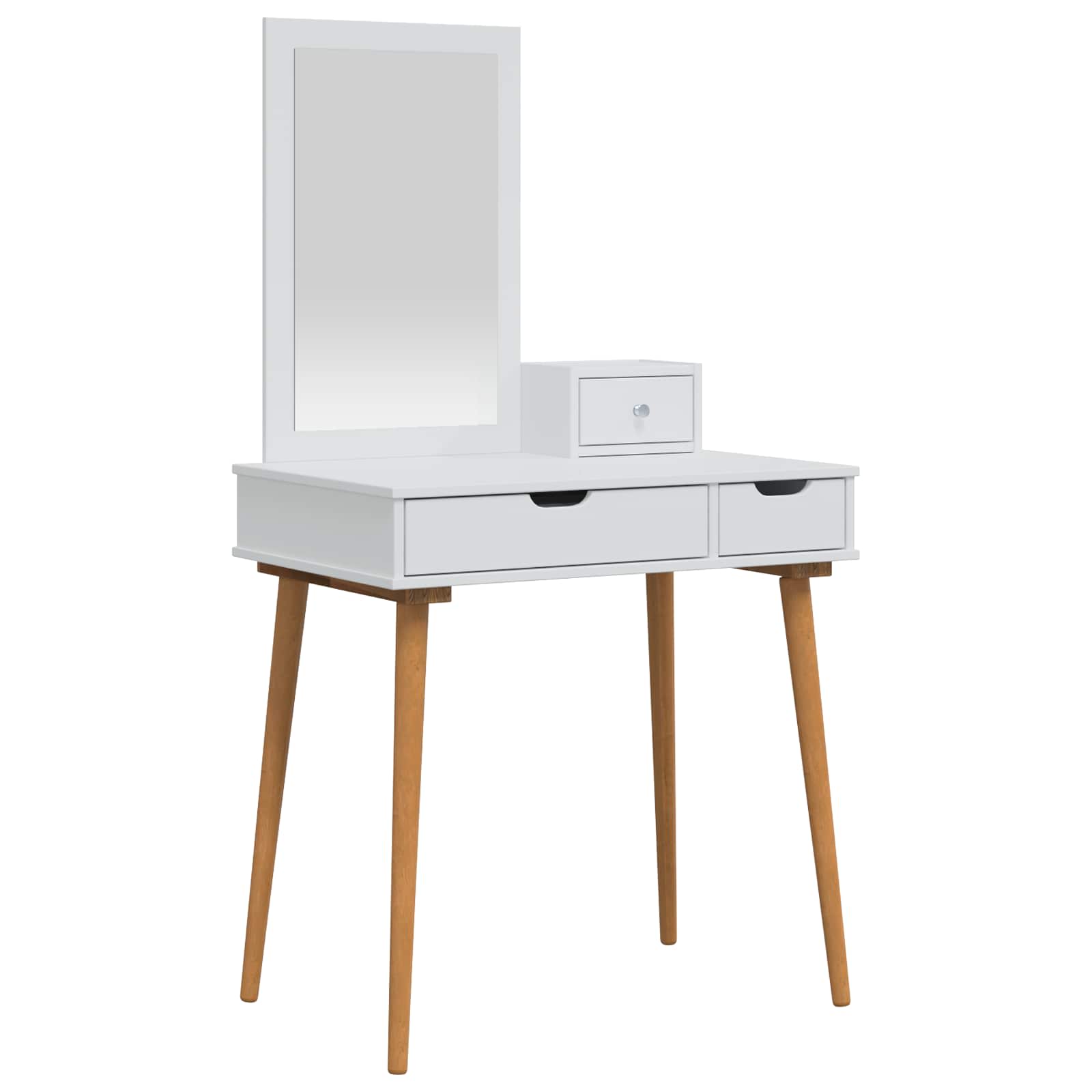 Ensemble de Coiffeuse FAUSKE 3 pc Blanc 76 x 50 x 143 cm - XIOS