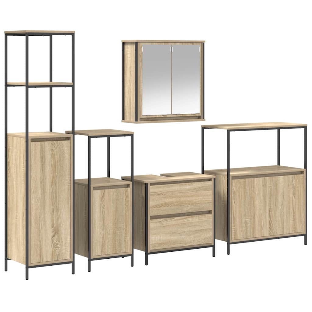 Ensemble de mobilier de salle de bain 5 pc Beige - XIOS