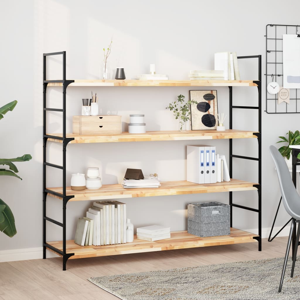 Étagères flottantes 2 pcs 140x40x4 cm acacia massif non traité - XIOS