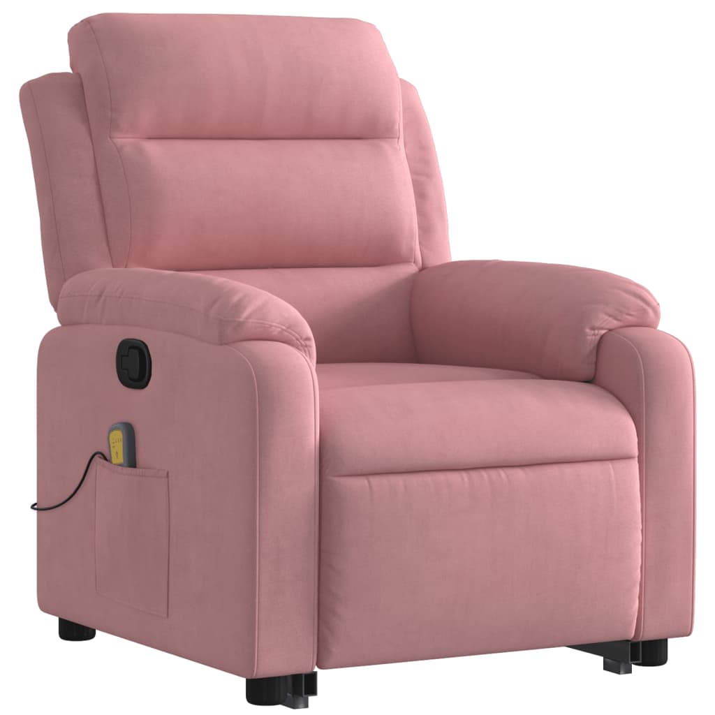 Fauteuil de massage inclinable Rose Velours - XIOS