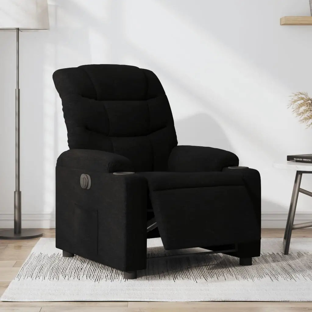 Fauteuil inclinable électrique Noir Tissu - XIOS