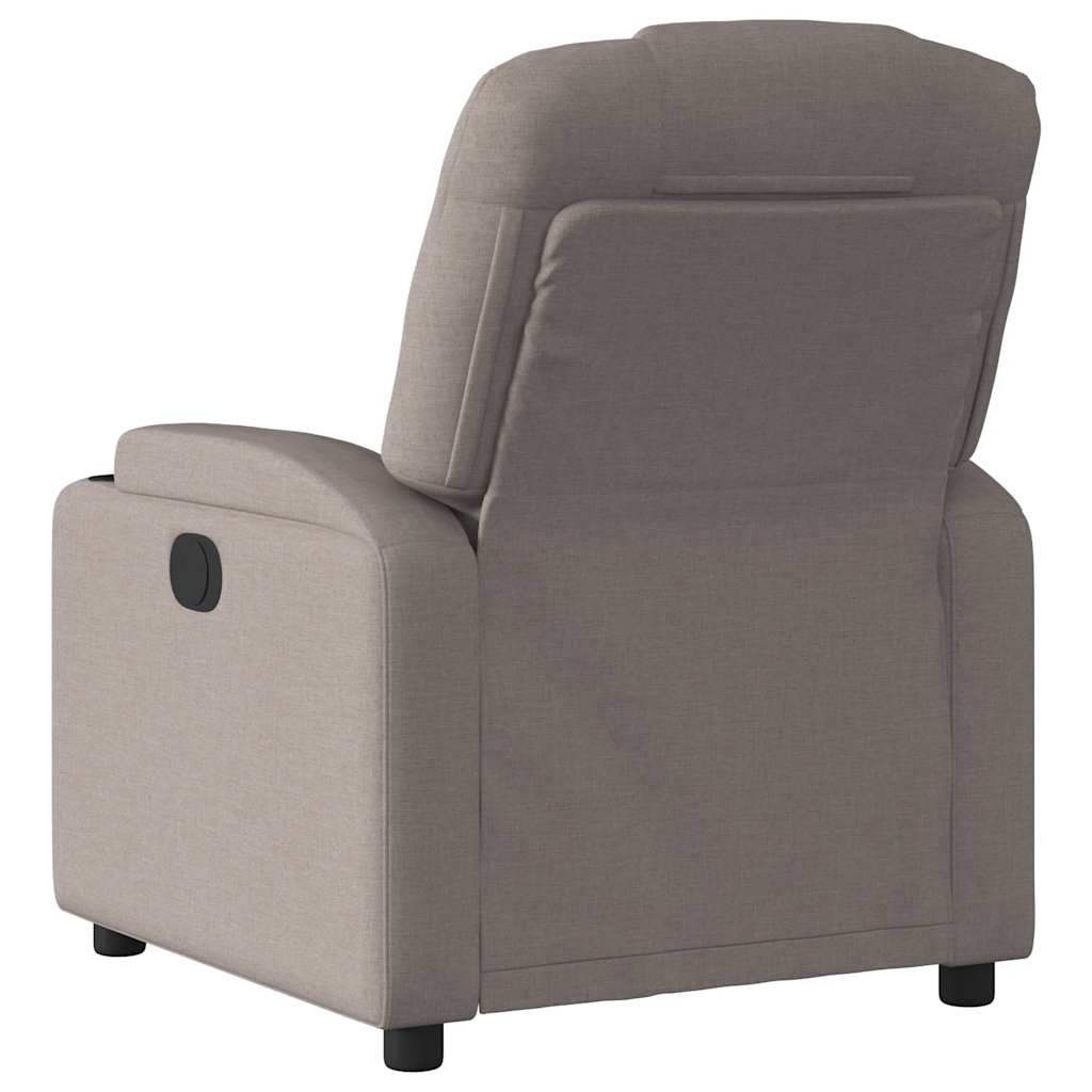 Fauteuil inclinable électrique Taupe Tissu - XIOS