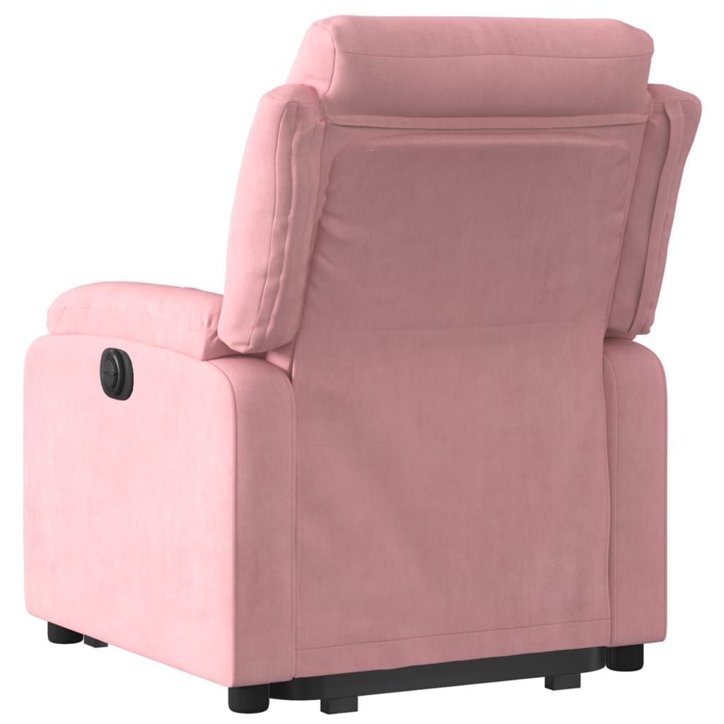 Fauteuil inclinable Rose Velours - XIOS