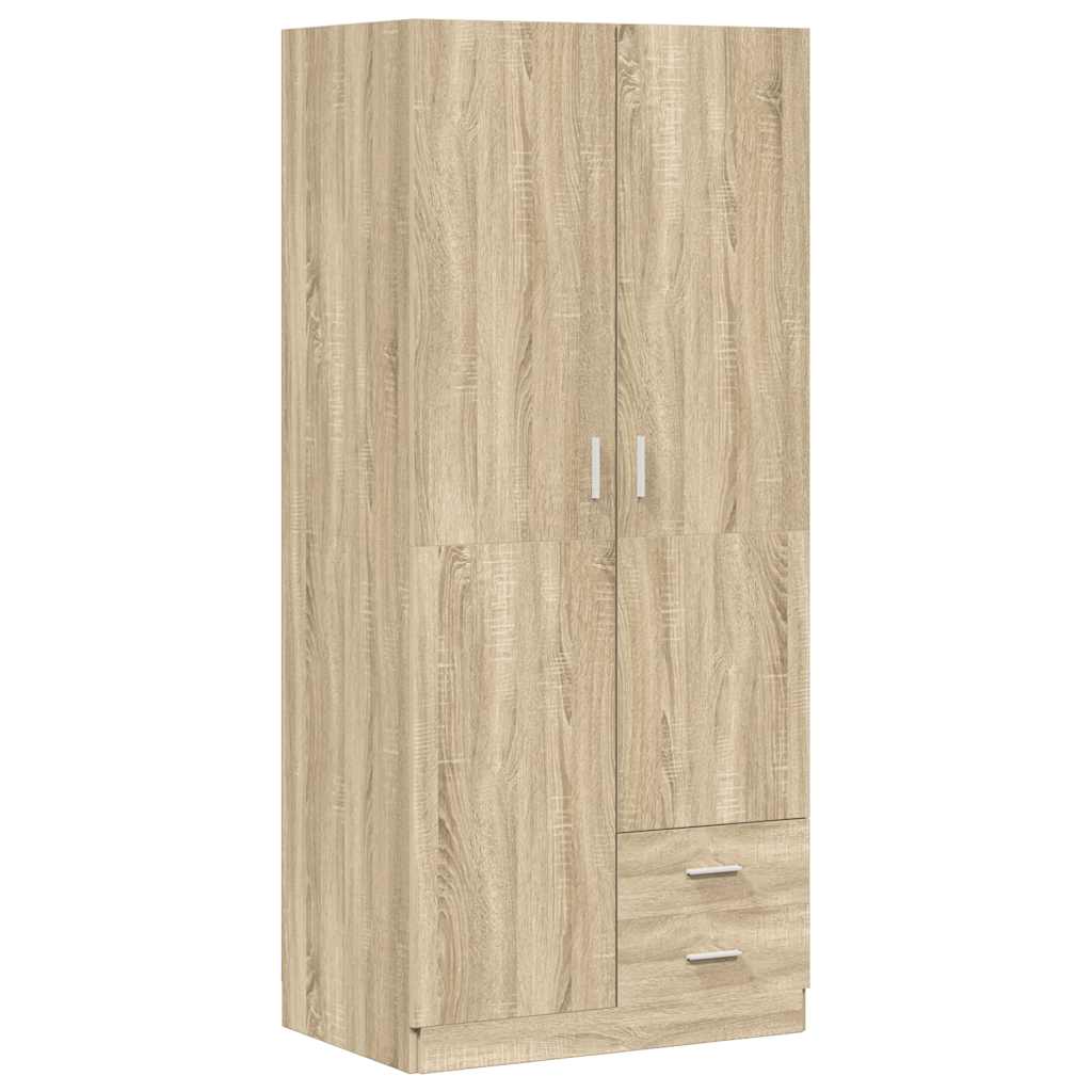 Garde-robe Chêne sonoma 80x52x180 cm Aggloméré - XIOS