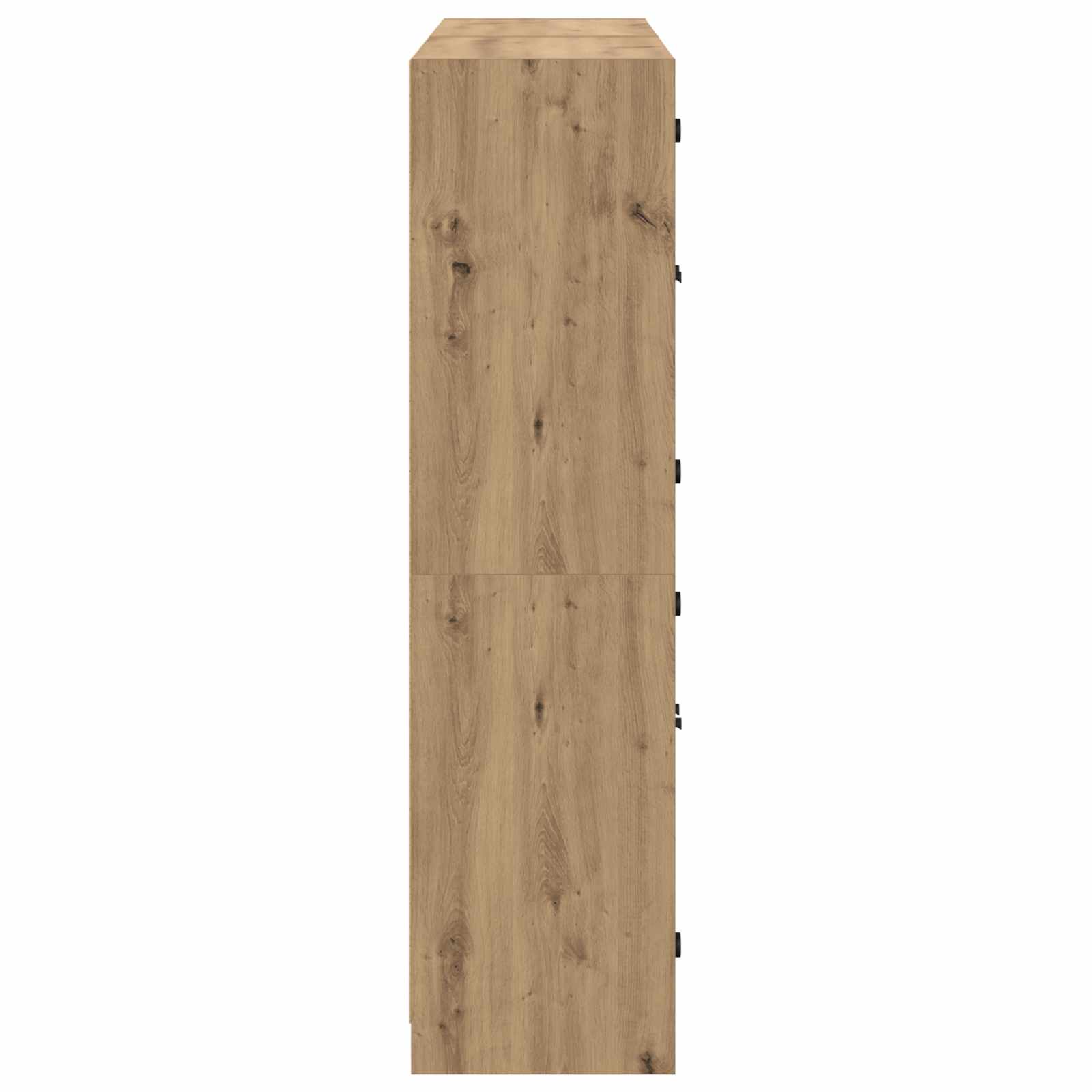 Haut Armoire 2 pc Chêne artisanal 68 x 37 x 142 cm - XIOS